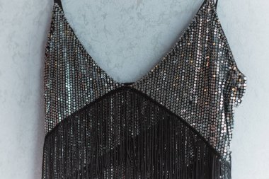 Giysiler yakın, doku, moda konsepti