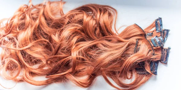 Парики Волосы Концепция Женской Красоты — стоковое фото
