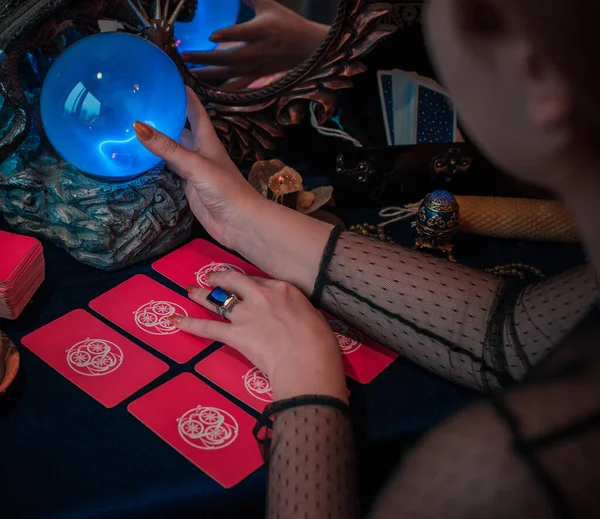 Európa Ukrajna Kijev Június Illusztratív Szerkesztőség Misztikus Hangulat Kilátás Tarot — Stock Fotó