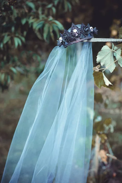 Tempo Halloween Coisas Interessantes Bonitas Detalhes Traje Ideias Para Festa — Fotografia de Stock