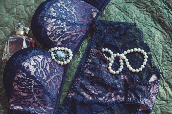 Detalhe Extravagante Beleza Coisas Moda Das Senhoras Bijouterie Elegante Vintage — Fotografia de Stock