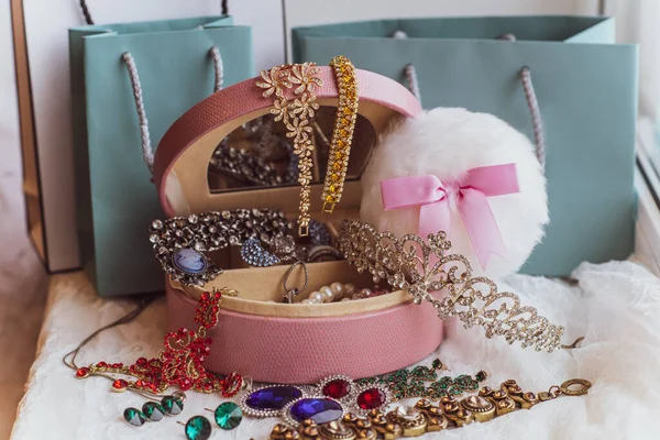 Vintage Lindo Accessorize Inspiração Para Senhoras Presentes Para Mulheres Dia — Fotografia de Stock