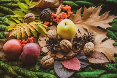 Noel kış kompozisyonu, küçük güzel şeyler, fikirler ve ilham 