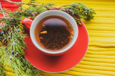 Noel kış kompozisyonu, küçük güzel şeyler, fikirler ve ilham 