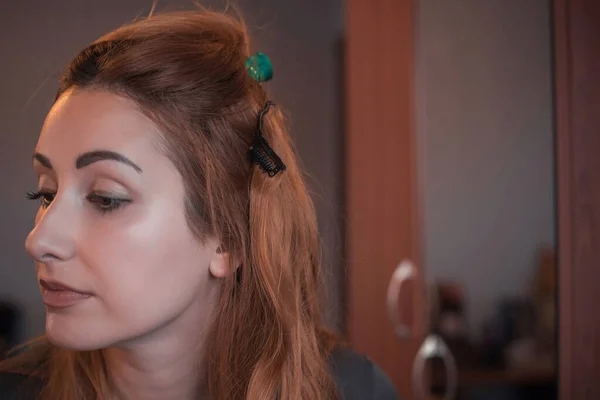 Perücken Haare Schönheitskonzept Für Frauen — Stockfoto
