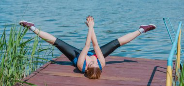 Kadın eğitimi, doğada egzersiz yapma, kilo verme sağlık zamanı, karantina sonrası şekil verme.