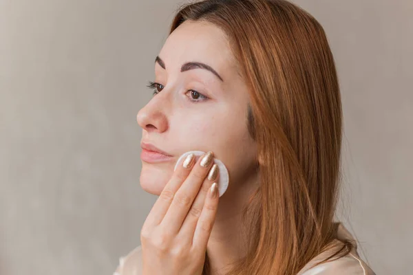 Problem Skin Prone Rashes Acne Acne Scars Concept Healthy Skin — Stock Photo, Image