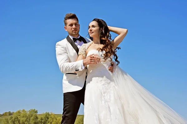 Magische Hochzeitsmomente Liebesgeschichte Glückliche Heirat Stilvolle Details Elemente Und Schönheiten — Stockfoto