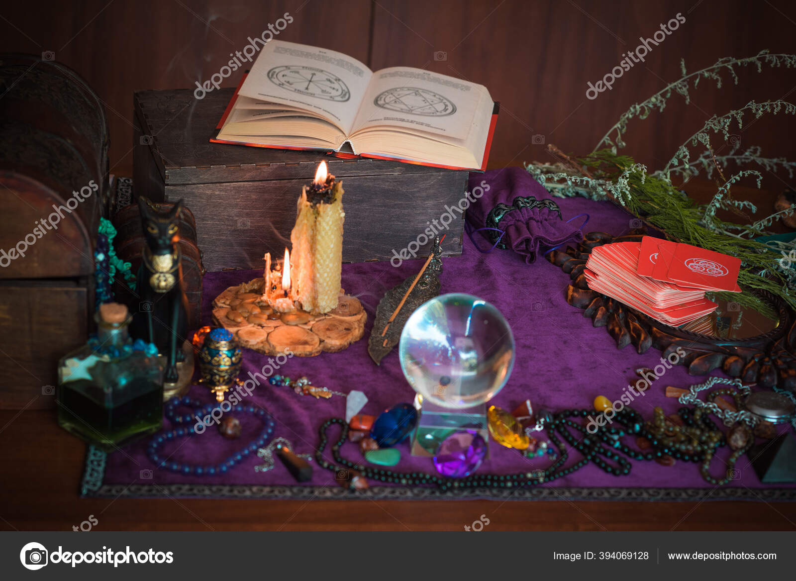 Old World Magic Attributes Rituals Fate Prediction Details Table Witch ...