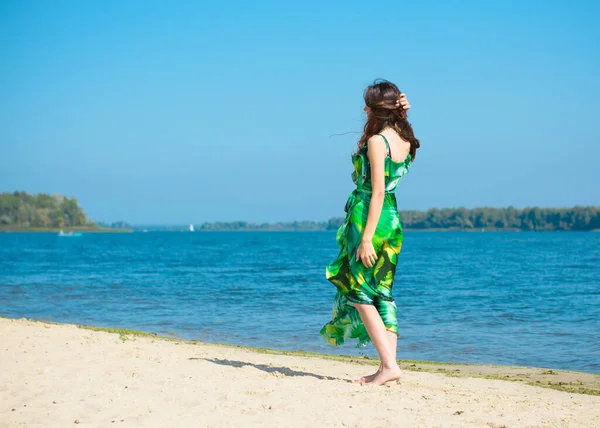 Donna Matura Vacanza Riposo Nella Natura Stile Vita Donna Mezza — Foto Stock