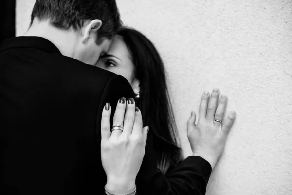 Concept Wedding Proposing Marry Ring Hands Declaring His Feelings Saying — Stock Photo, Image