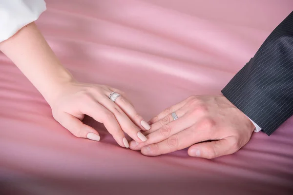 Concept Wedding Proposing Marry Ring Hands Declaring His Feelings Saying — Stock Photo, Image