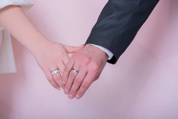 Concept Wedding Proposing Marry Ring Hands Declaring His Feelings Saying — Stock Photo, Image