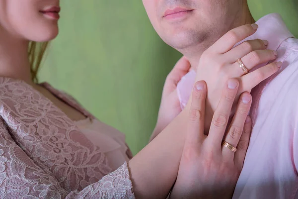 Concept Wedding Proposing Marry Ring Hands Declaring His Feelings Saying — Stock Photo, Image