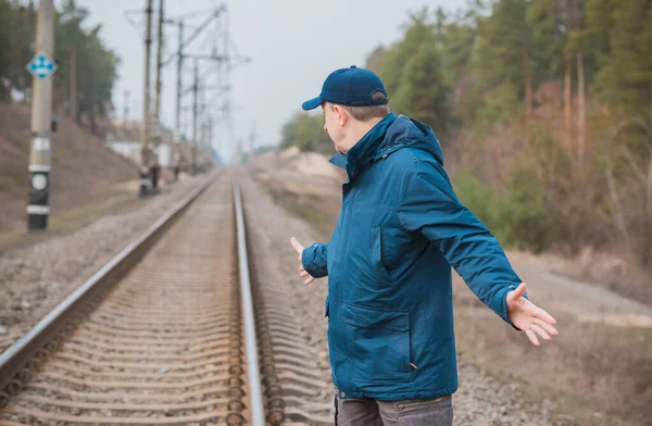 Crisis Middle Age Mature European Man Sad Philosophical Mood Concept — Stock Photo, Image