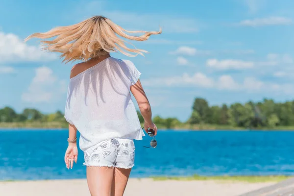 Summer vibes and joyful moments. Girl enjoying a life, modern world and lifestyle