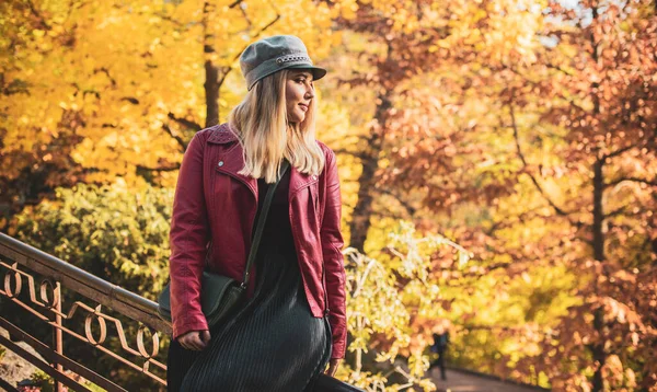 Herbst Herbst Lässiger Stil Für Size Frauen Modische Kleidung Und — Stockfoto