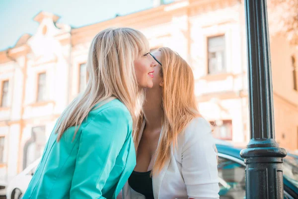 Zakenmensen Stad Moderne Levensstijl Managers Werknemers Portret Buiten Rond Business — Stockfoto