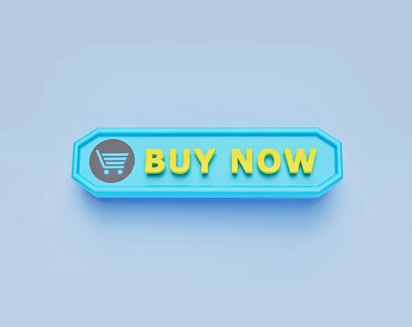 Comprar Agora Texto Com Ícone Carrinho Compras Comprar Botão Line — Fotografia de Stock