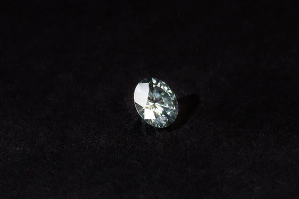 Cristal Sobre Fondo Oscuro Diamante Piedra Preciosa Grande — Foto de Stock
