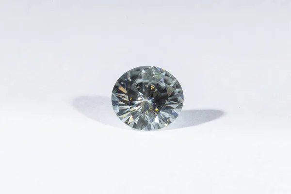 Cristallo Sfondo Scuro Diamante Grande Gemma — Foto Stock