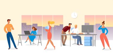 Ofis işleri, modern şirket.