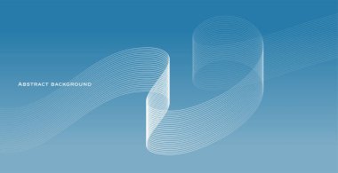 Dalga ve doğrusal desenli soyut arkaplan