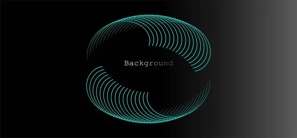 Abstract background. Space background with linear swirl. — Stock Vector