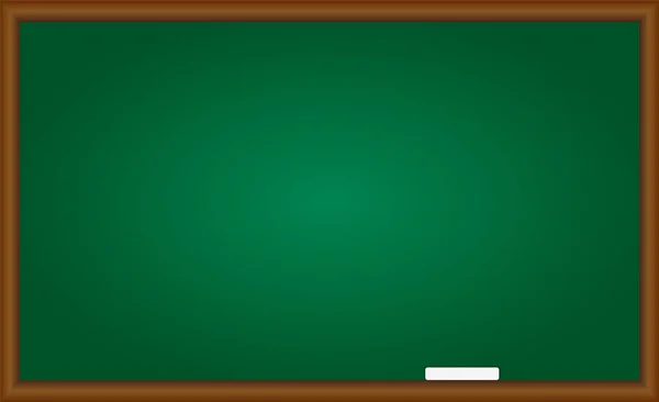 Tebeşirli yeşil tahta. Vektör İllüstrasyonu.