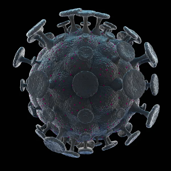 Coronavirus Chinois Covid Microscope Épidémie Coronavirus Covid Contexte Grippal Concept — Photo