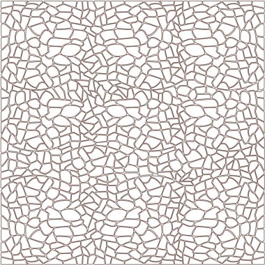 Taşın dokusu, taş mozaiği. Bir yol, duvar, açık hava yapısı üzerindeki taş dokuyu kaplamak için çizimler yapmak için kullanılabilir..