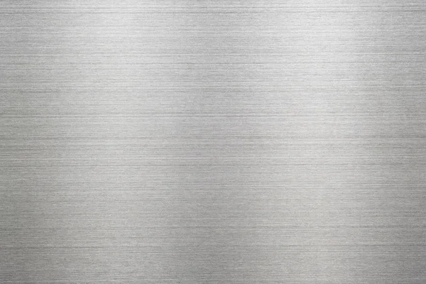 Fırçalanmış Paslanmaz Çelikten Işığın Yansımasıyla Soyut Gümüş Metal Desen — Stok fotoğraf