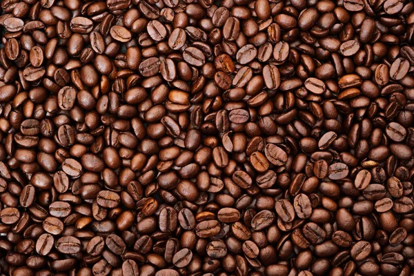 Top View Brown Roasted Coffee Beans Can Use Background Copy — Stock Photo, Image