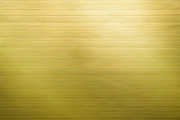 Textura Metal Dourado Chapa Aço Inoxidável Escovada Com Reflexão Luz — Fotografia de Stock