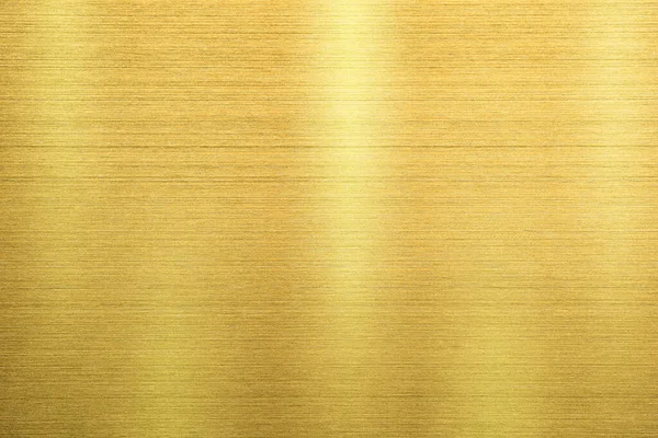 Gold Metal Texture Brushed Stainless Steel Plate Reflection Light — Stock Photo, Image