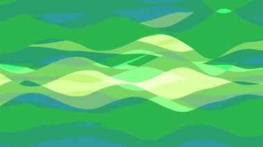 Şerit dalga ile düz animasyon