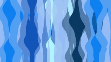 Şerit dalga ile düz animasyon