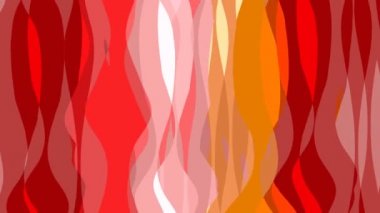 Şerit dalga ile düz animasyon