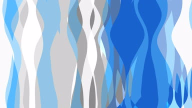 Şerit dalga ile düz animasyon