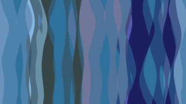 Şerit dalga ile düz animasyon