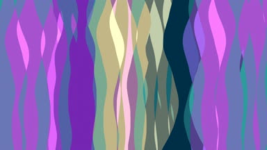 Şerit dalga, sorunsuz döngü ile düz animasyon