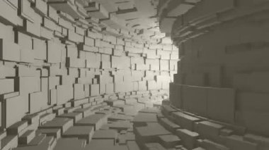 sonsuz bir beyaz tünel üzerinden uçmak