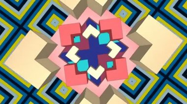 Uçuş şekiller halinde müzik klipleri, gece kulüpleri, show ve performans için sorunsuz Vj döngü yapısı