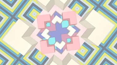 Uçuş şekiller halinde müzik klipleri, gece kulüpleri, show ve performans için sorunsuz Vj döngü yapısı