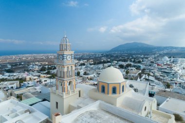 havadan görünümü, Katolik katedral Kilisesi, Saint John Baptist