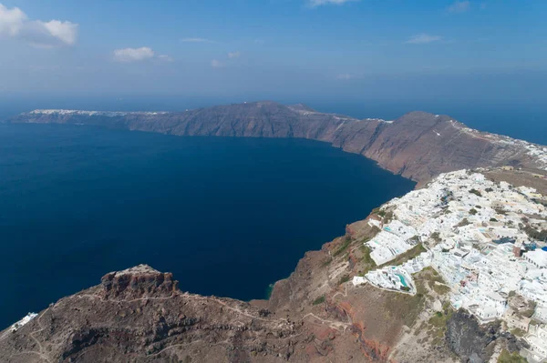 Pueblo de Imerovigli en la isla de Santorini — Foto de Stock