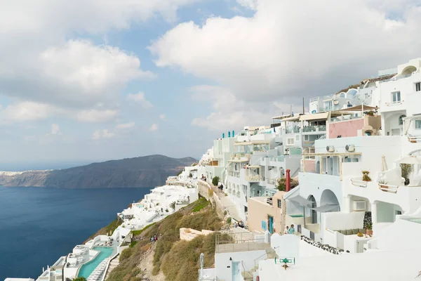 Imerovigli village on the island of Santorini. — Stock Photo, Image