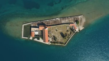 Island in Tivat bay Gospa od Milosti