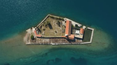 Island in Tivat bay Gospa od Milosti