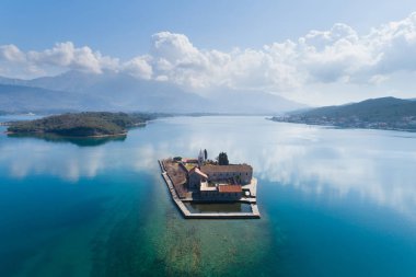 Island in Tivat bay Gospa od Milosti